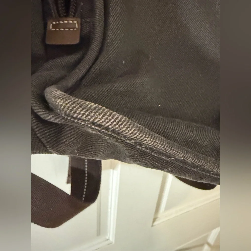 Fossil Travis Dark Brown Canvas Backpack